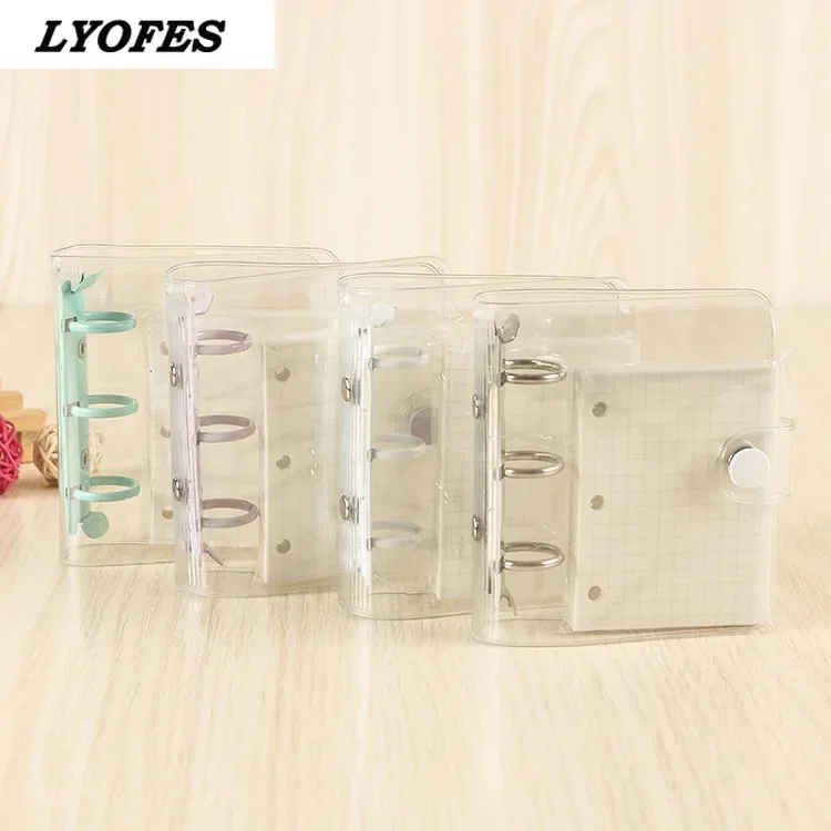 Милый мини-карман с 3 кольцами блокнот листочками для дневника журнал ежедневник