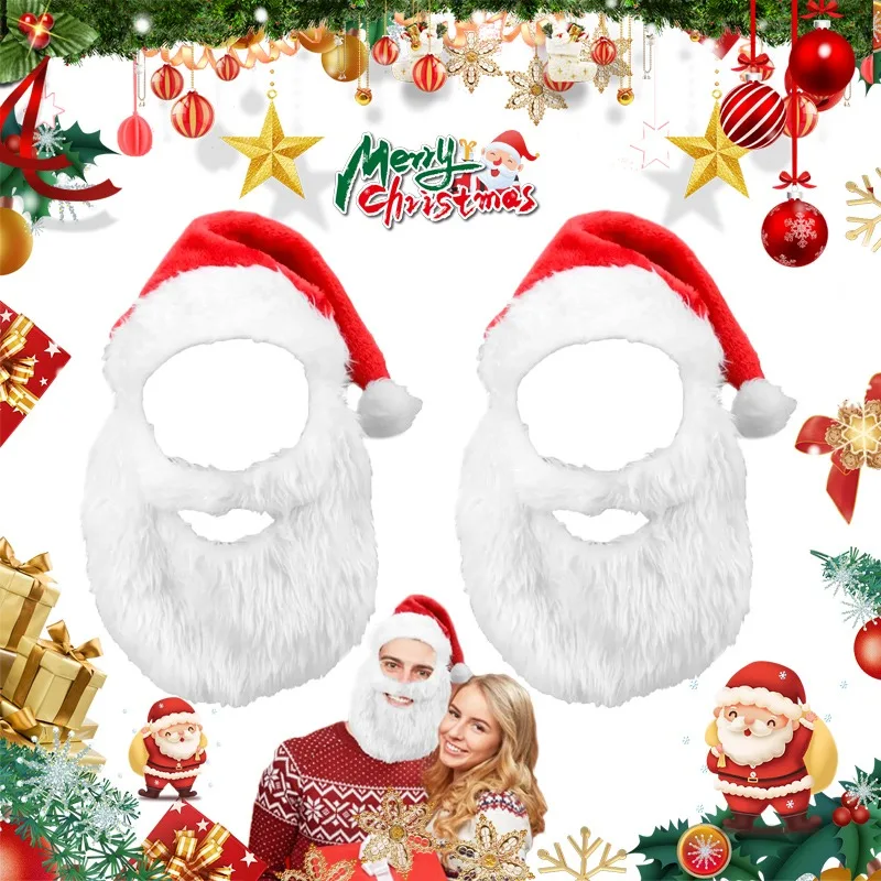 Шапка с изображением Санта-Клауса цвет в ассортименте |