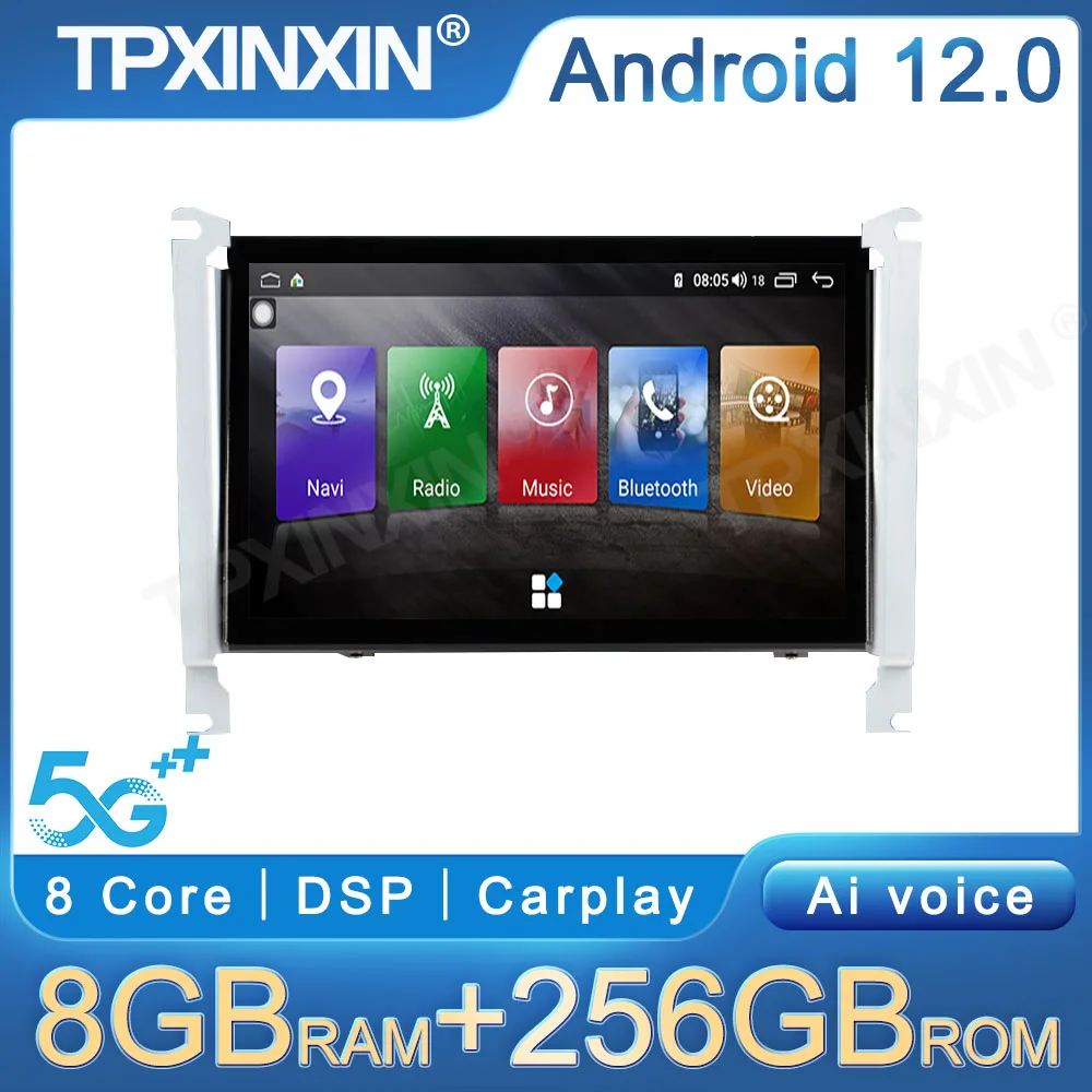 

8 дюймов Android 12 для Jaguar XF 2008-2015 автомобильный мультимедийный плеер сенсорный экран GPS Навигация стерео IPS Carplay DSP головное устройство