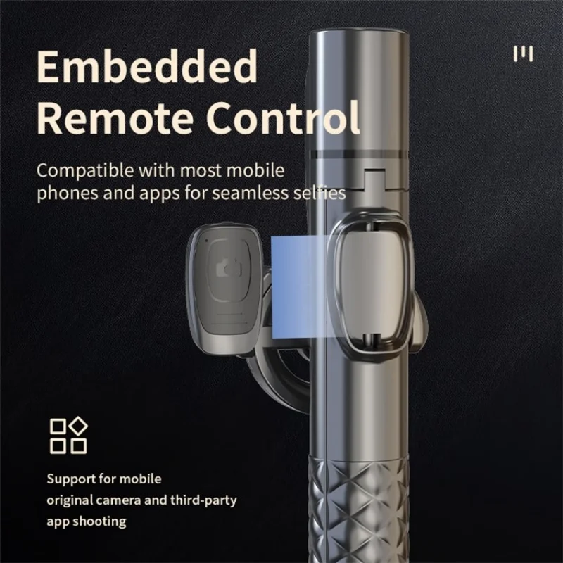 Магнитная селфи-палка DIXSG 1 24 м сплав + abs раздвижной Штатив для селфи с Bluetooth