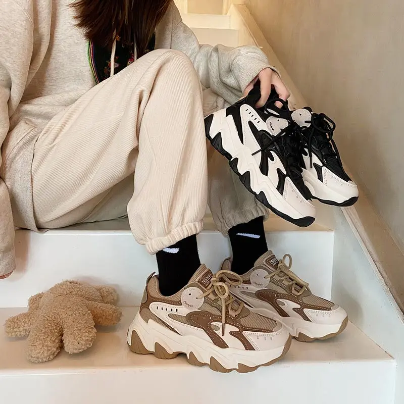 

flatforms women sneakers new brands Outdoor lady runners Jogging high platform sports running sport tennis shoes