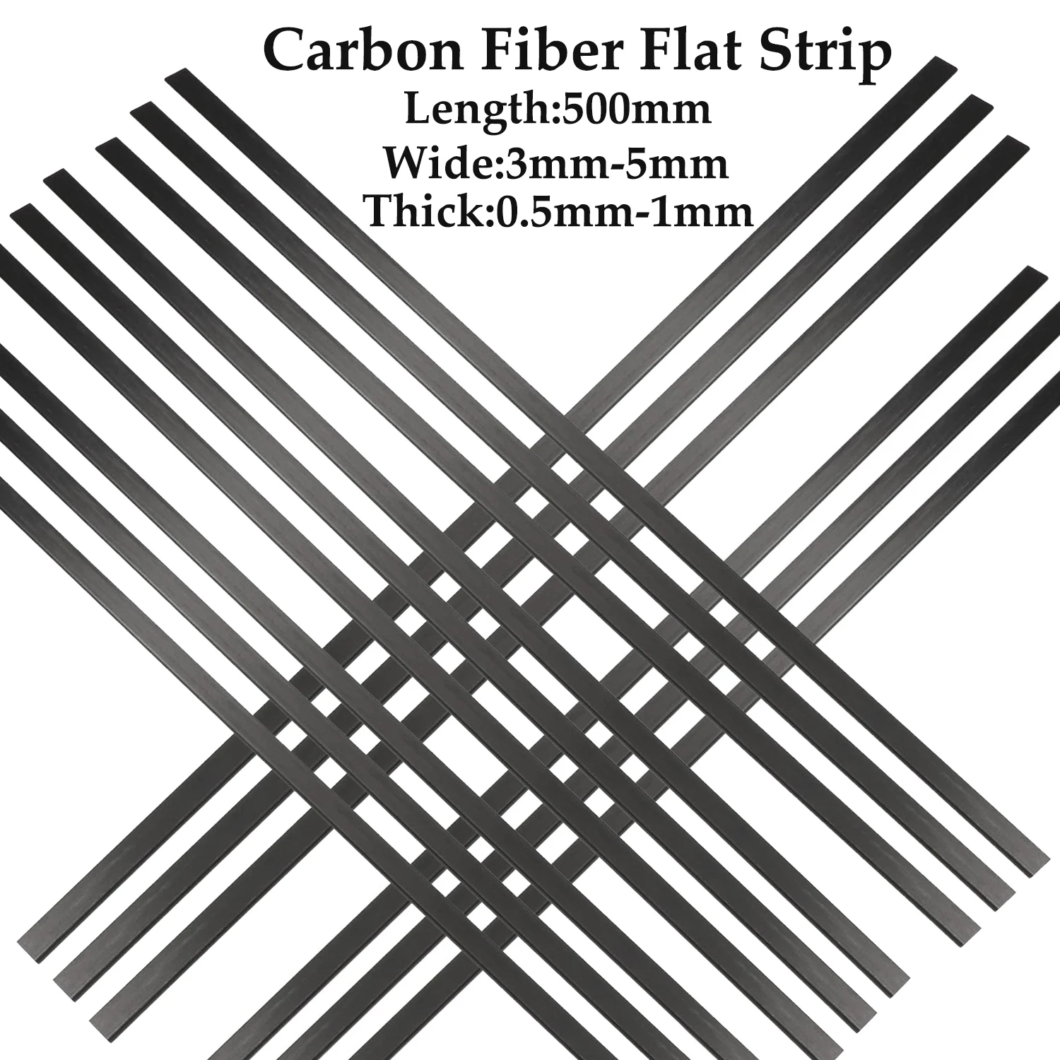 

Лист из углеродного волокна 5 шт., 500 мм