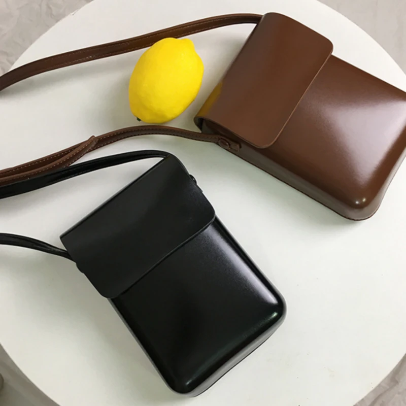 

Women's Small Crossbody Shoulder Bags Female Cell Phone Pocket Bag Ladies Purse Card Clutches Wallet Messenger Bags PU Leather