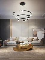 modern pendant lamp led 2345 ring circular ceiling pendant light living dining room kitchen lighting fixtures