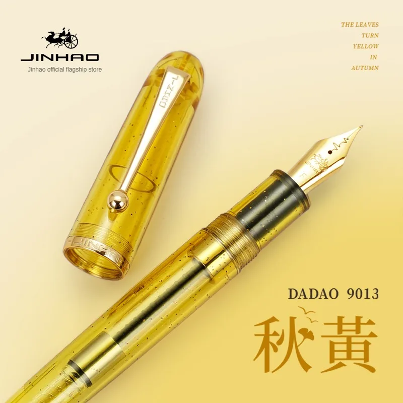 

Перьевая ручка JINHAO 9013, акриловая прозрачная ручка, наконечник 35 мм, офисные школьные принадлежности, канцелярские принадлежности, подарок для письма, чернильные ручки PK 9019