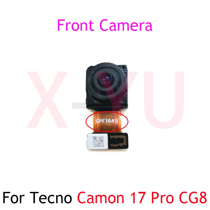 Для Tecno Camon 17 Pro CG8 CG8h задняя большая фронтальная камера
