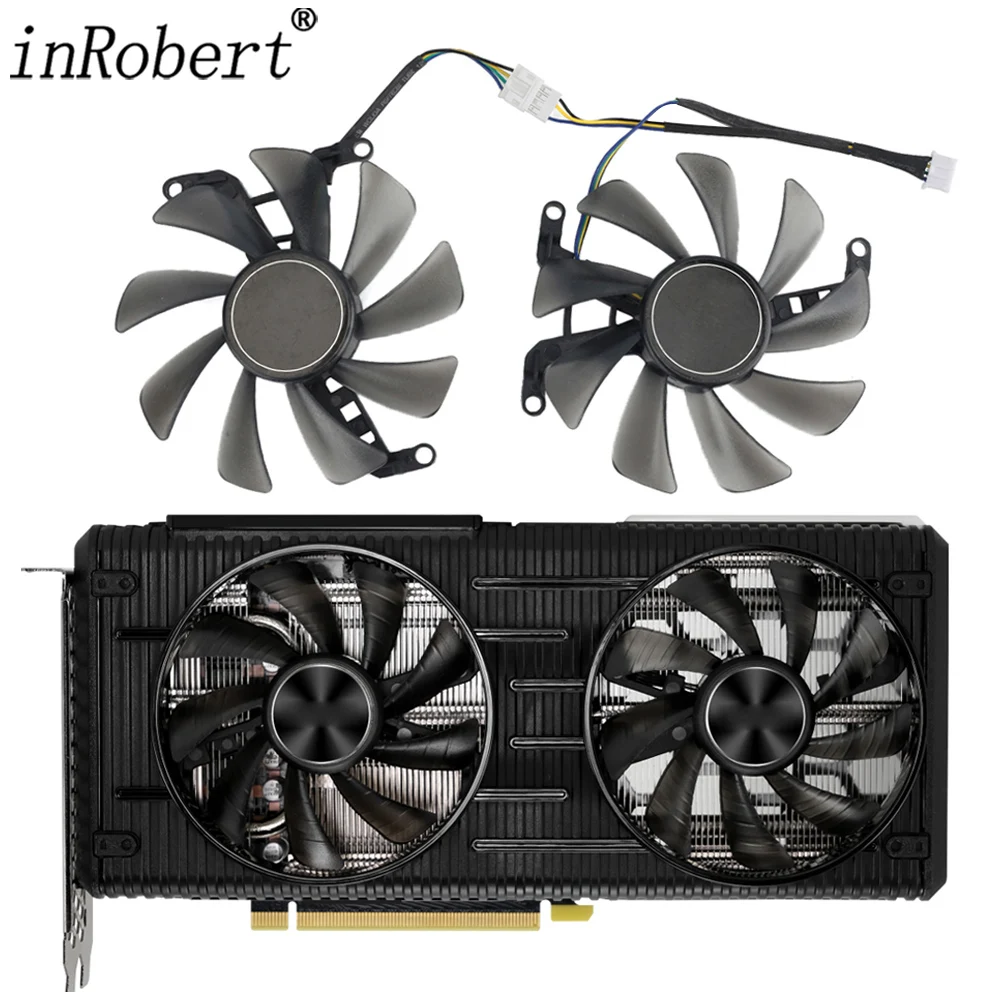 

85MM TH9215S2H-PAA01 FY09015M12LPA GPU VGA Cooling Fan For Palit RTX 3060 3060Ti Dual Video Graphics Card Cooler Replacement