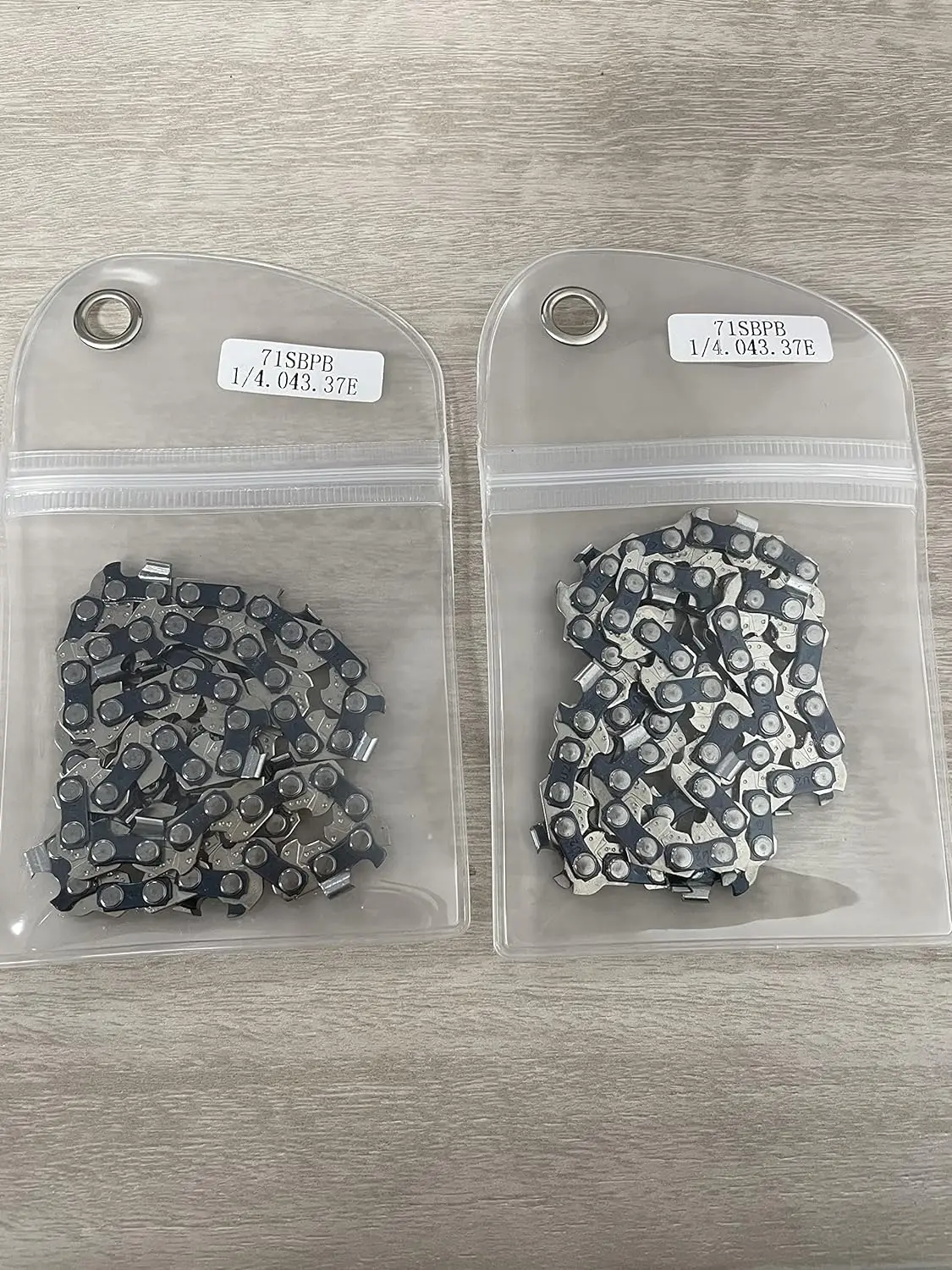 Замена цепи 2 шт. для цепной пилы Mellif 6 дюймов- .0 50 дюймов шаг 3/8 дюйма LP 37 звеньев