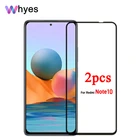 3D стекло на Redmi Note 10, 2 шт., защитное закаленное защитное стекло для Xiaomi Xiomi Redmi Note 10S Note 10