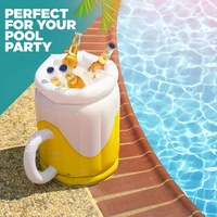 inflatable beer mug cooler for party supplies for adults summer party decorations beach pool parties