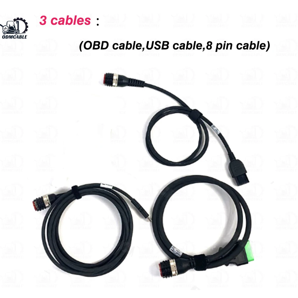 (88894000) технический инструмент Vocom2 (TT) 2.8.150 с 8-контактными кабелями с кабелями OBD с USB-кабелями