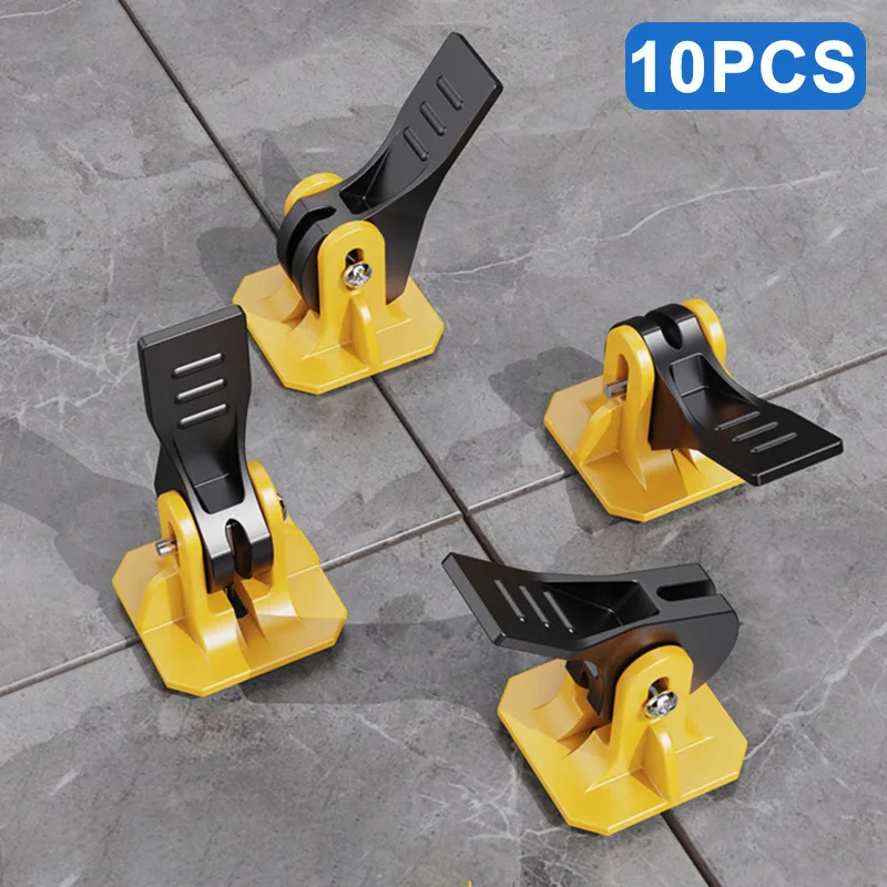 

10Pcs Tile Leveler Adjuster Plastic Positioning Artifacts Leveler Locator Spacers For Flooring Wall Tile Construction Tools