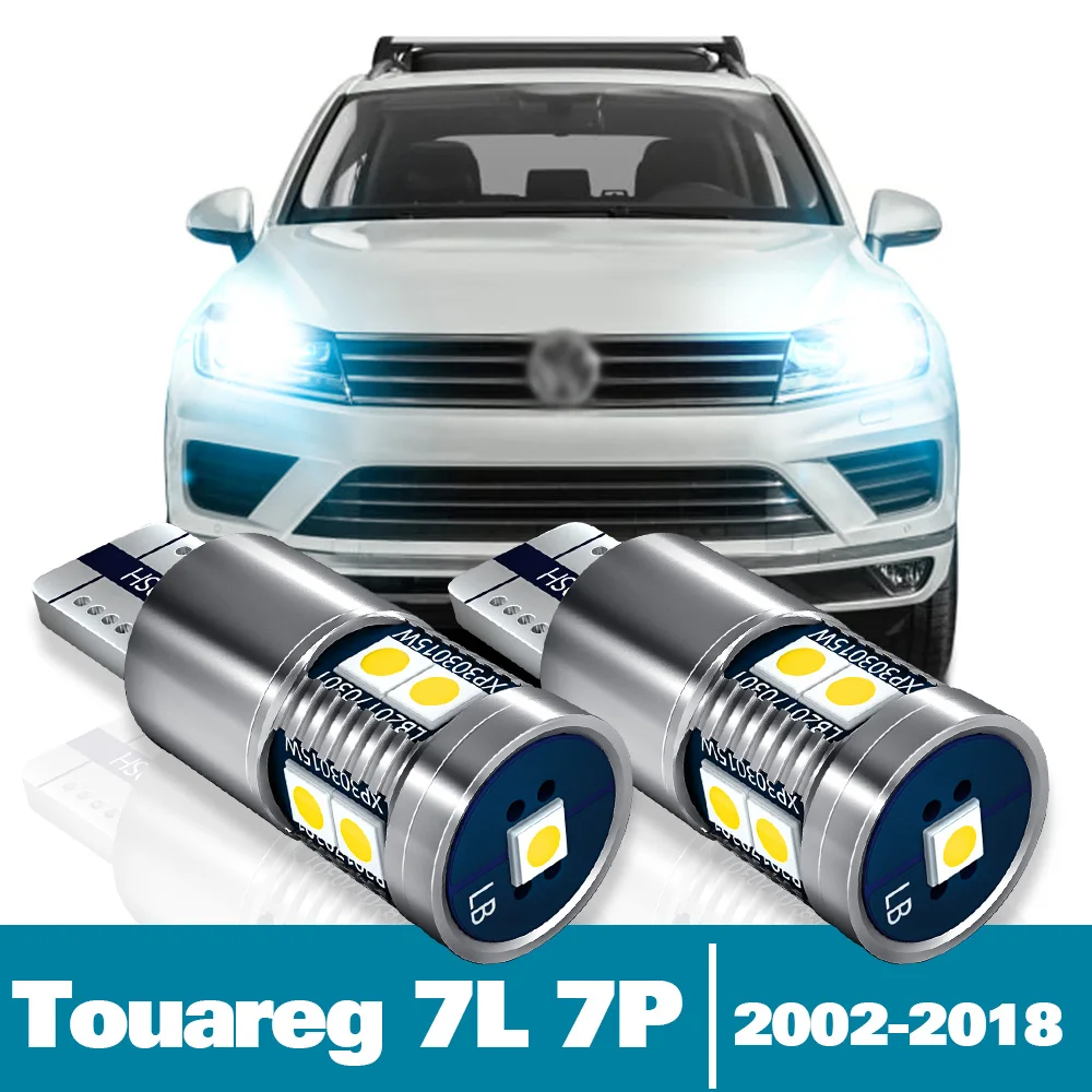 

2pcs LED Parking Light For VW Volkswagen Touareg 7L 7P Accessories 2002-2018 2008 2009 2010 2011 2012 2013 2014 2015 2016 2017