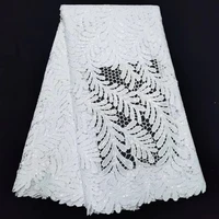 pure white sequins guipure lace fabric cord shiny sewing crafts for wedding dress events