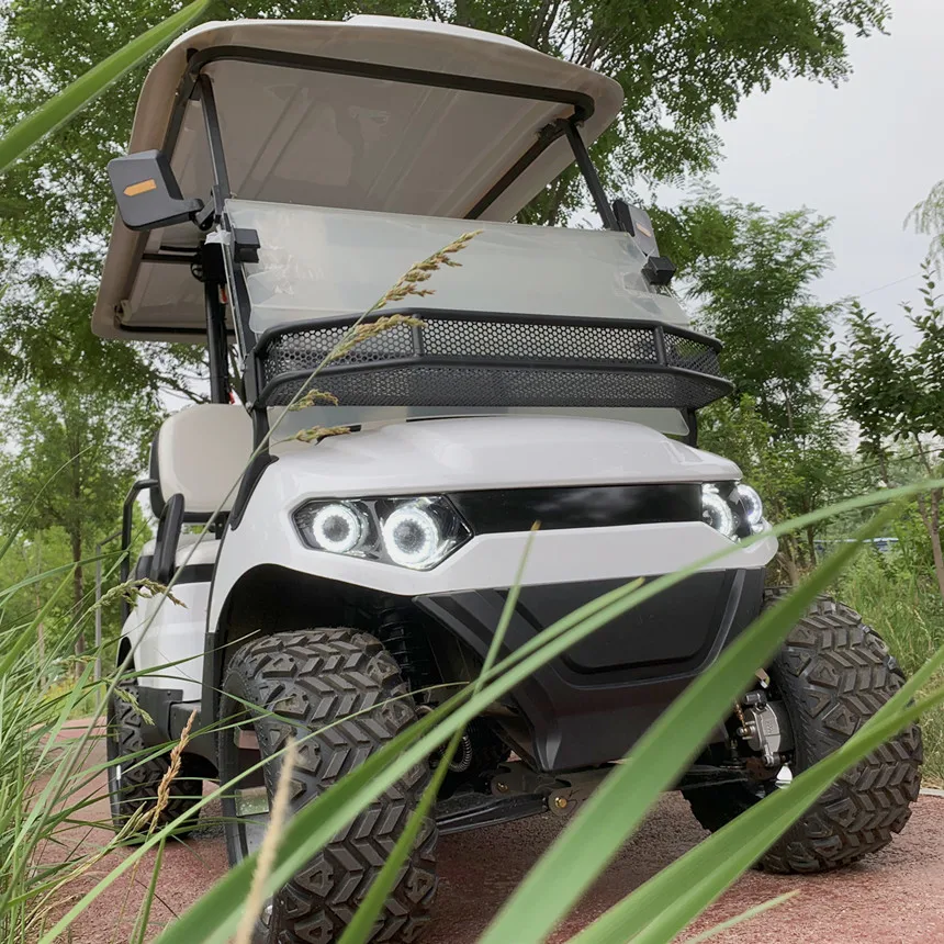 Электрическая тележка для гольфа электрическая на 6/2/4 места четырехколесная