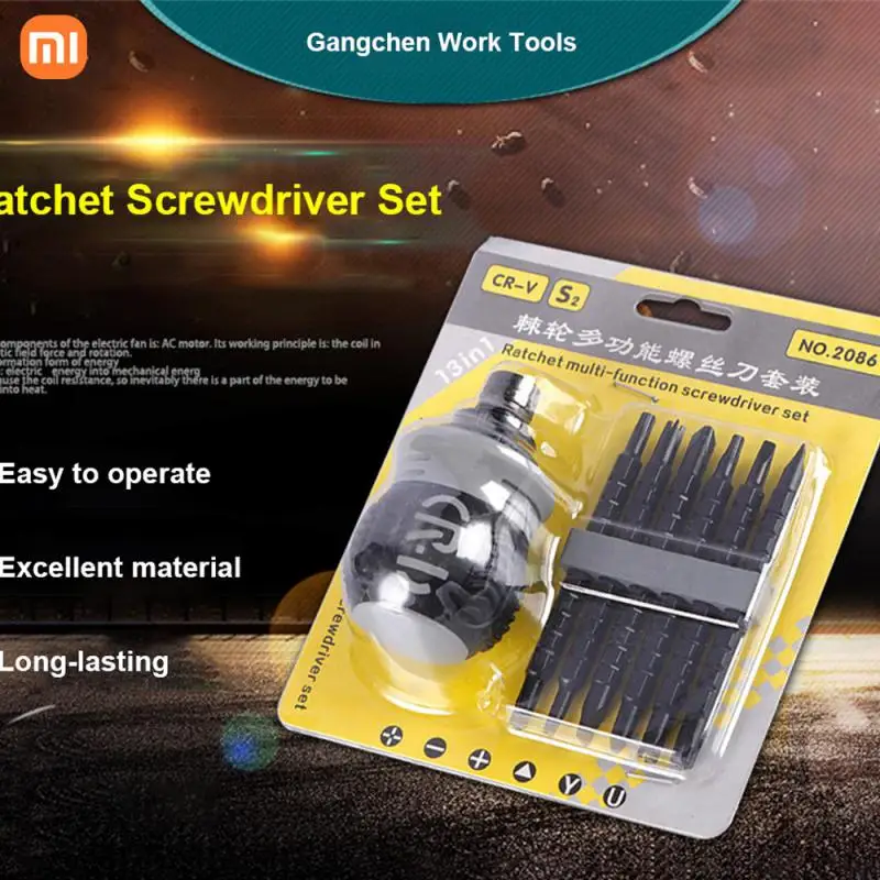 

Набор инструментов XIAOMI 13 в 1, многоцелевой Набор отверток с храповым механизмом, портативная комбинированная Многофункциональная крышка для отвертки