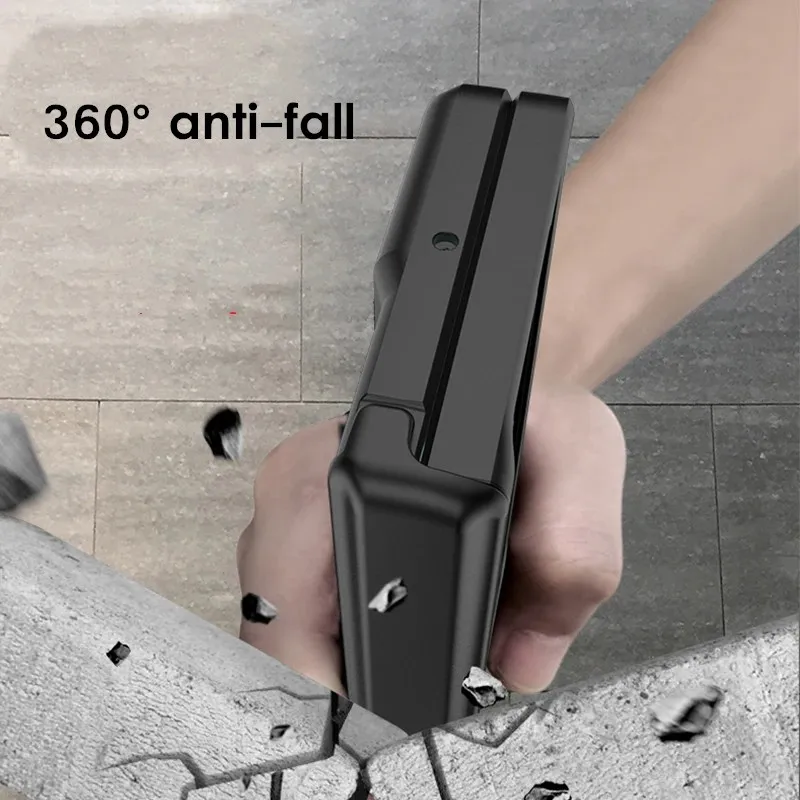 Phone Case For OPPO Find N2 5G Magnetic Hinge Plastic Bracket Housing Shockproof With Outer Screen Protective Film Cover Luxury