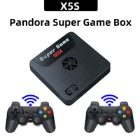 retro video game console x5s 2 4g wireless controllers hd output double 8core cpu gpu 2g rom ps1 n64 3d arcade pandora game box