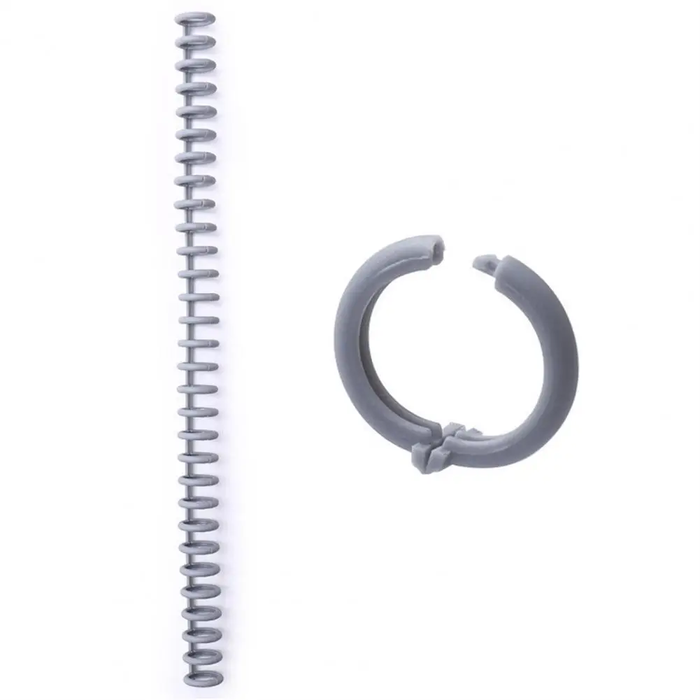 

Portable 5Pcs Durable Cuttable Loose-leaf Binding Strip 14Colors Binder Ring Flexible for Home/Family