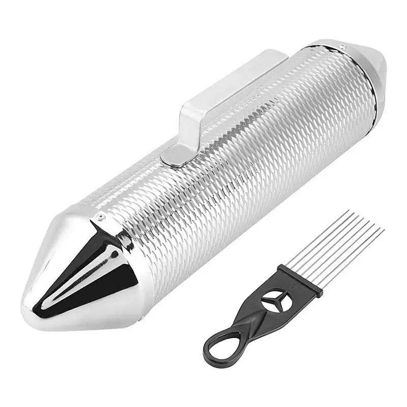 

Metal Guiro With Scraper Instrument Percussion Guiro With Scraper Anti Slip Crispy Guiro Musical Instrument For Live Performance
