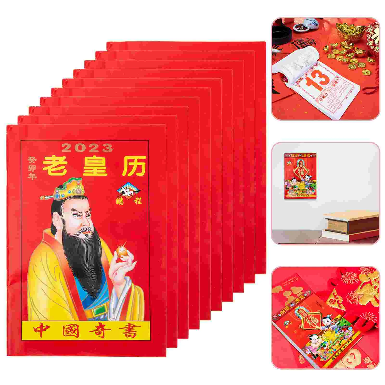 

Календарь на Китайскую стену 2023 года, новый лунный кролик, подвесной праздничный декор, ежедневный традиционный домашвечерние планировщик