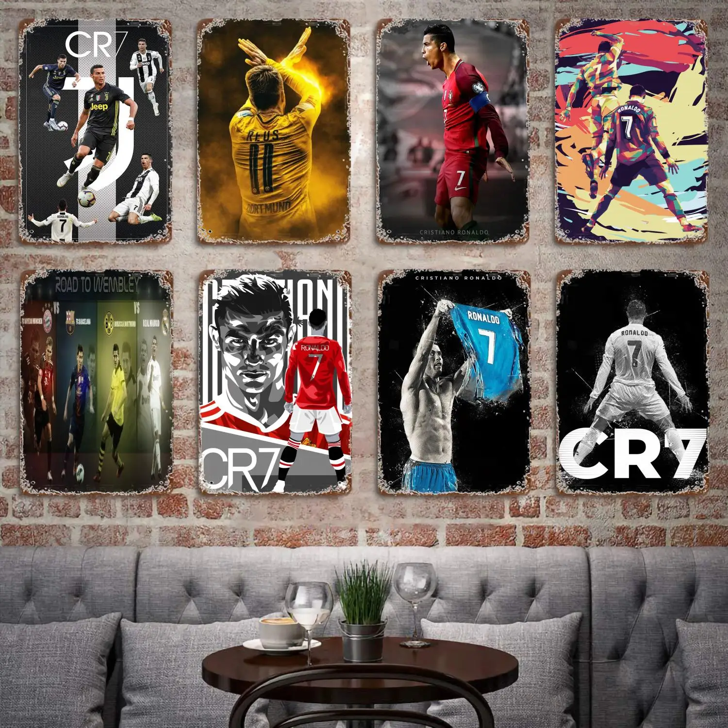 

Marco Reus Sport metal Decor Poster Vintage Tin Sign Metal Sign Decorative Plaque for Pub Bar Man Cave Club Wall Decoration