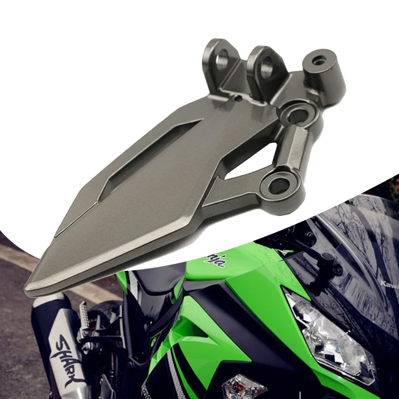 

Для Kawasaki Ninja250 NINJA300, передняя подставка для ног, левая и правая комплекты, модифицированные аксессуары для модификации передней лапки мотоцикла