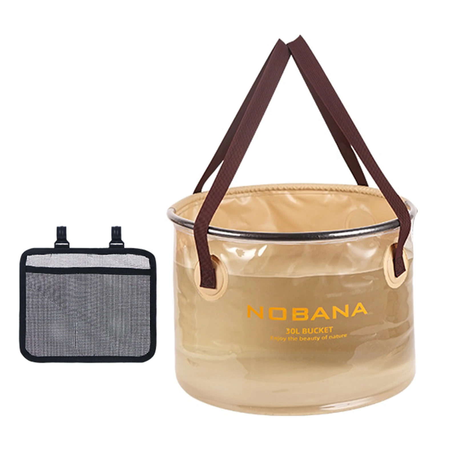 

Collapsible Water Bucket 20L/30L Waterproof PVC Foldable Water Tub Durable Space Saver Waterpot For Home Outdoor Camping Fishing