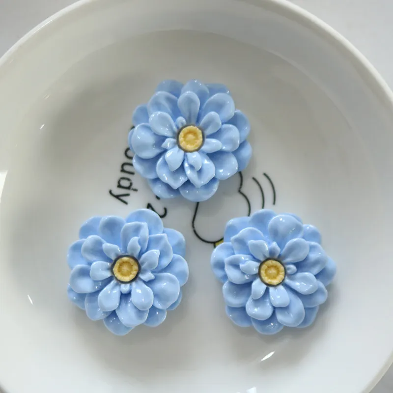 

Кавайные имитационные цветы и листья из канифоли