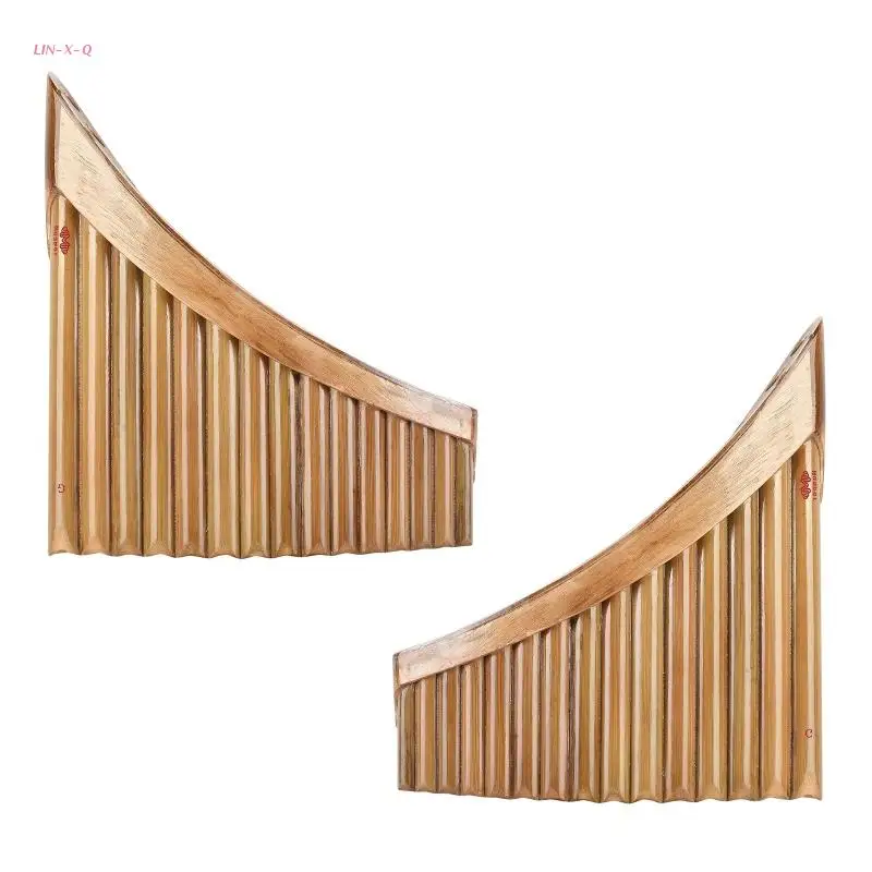 

Y51D 15 Pipes Pan Flute G Tone Bamboo Flute Folk Musical Instrument Pan Flute Wind Instrument Pan Pipes Handmade Pan Flute