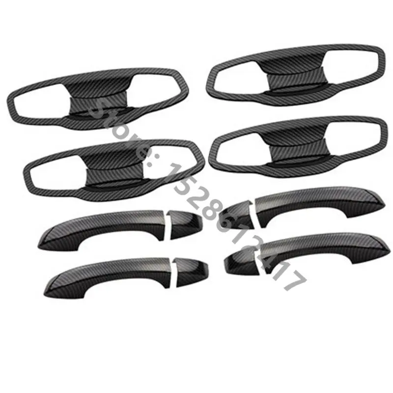 

For Skoda Superb 2016 2017 2018 2019 Car Accessories Chrome Car Door Handle Bowl Door Handle Protective Covering Cover Trim