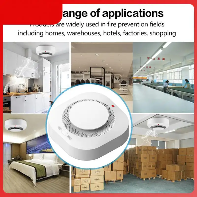 

App Control Smoke Sensor Alarm Sensor Wireless Safety Prevention 9v Smoke Detector Work With Tuya Zigbee Hub Zigbee