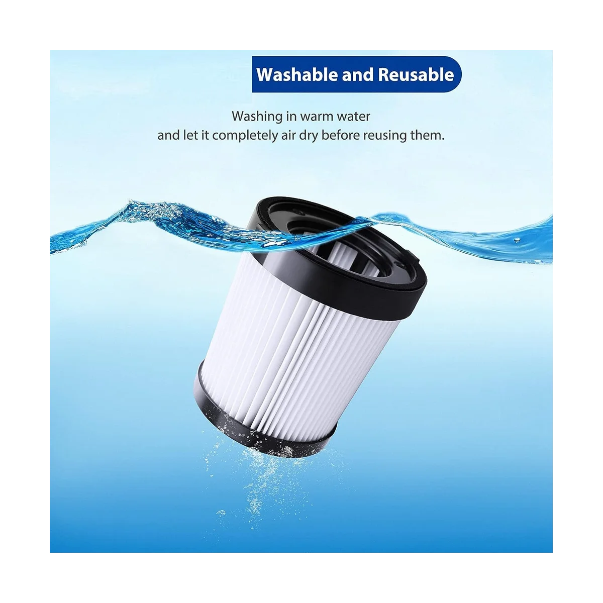 6 шт./упаковка HEPA-фильтр FSV001 для беспроводных пылесосов