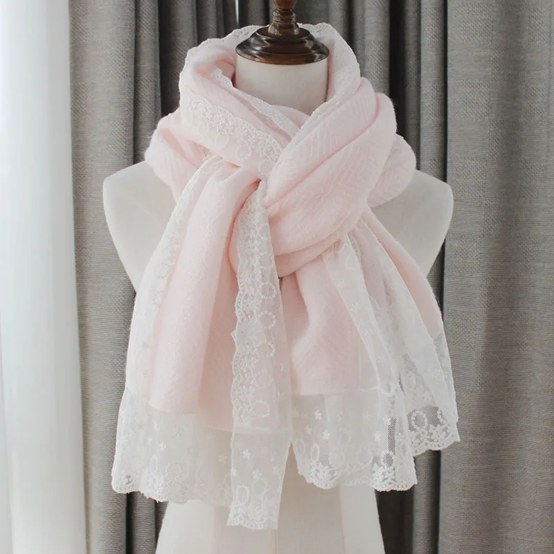 

New scarf lace lace scarf extended shawl one