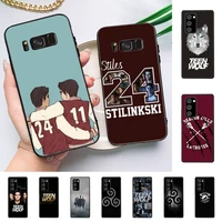 teen wolf phone case for samsung note 5 7 8 9 10 20 pro plus lite ultra a21 12 72