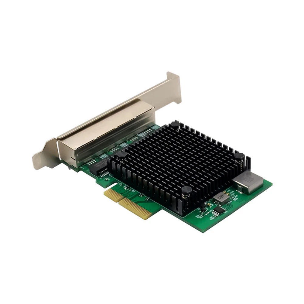 

PCIE X4 2.5G Gigabit Network Card RTL8125B 4 Port Ethernet Network Card Desktop Server Network Card