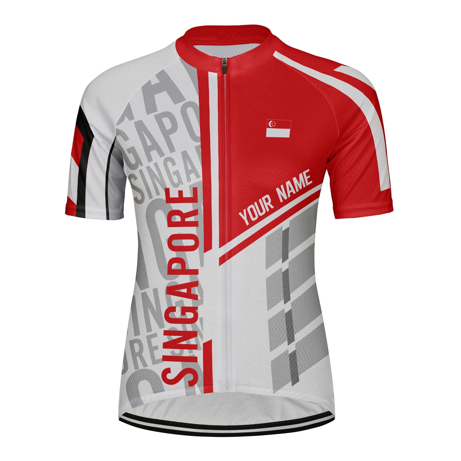 

Индивидуальная Женская велосипедная майка из Сингапура, велосипедная рубашка с коротким рукавом, одежда для горных велосипедов (советы: ук...