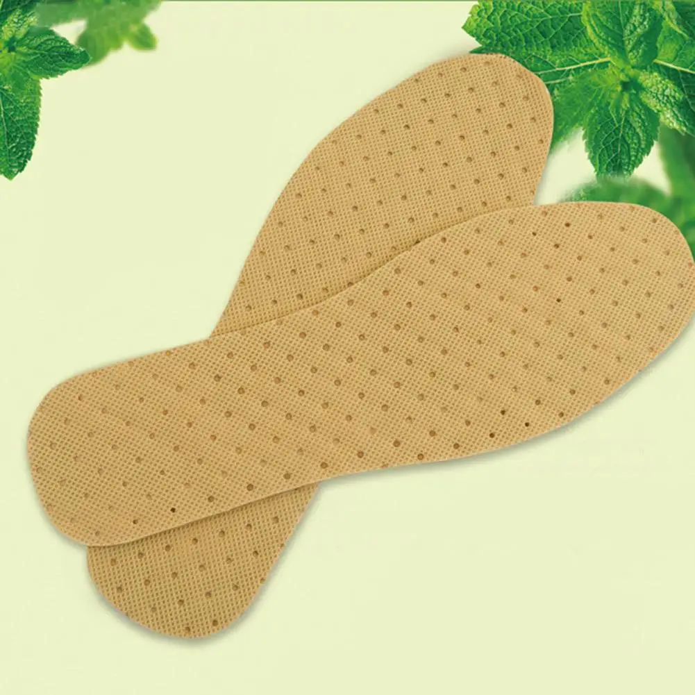 1 Pair Deodorant Insole Light Weight Shoes Pad Absorb-Sweat Breathable Bamboo Charcoal Thin Sports Insoles Men Women