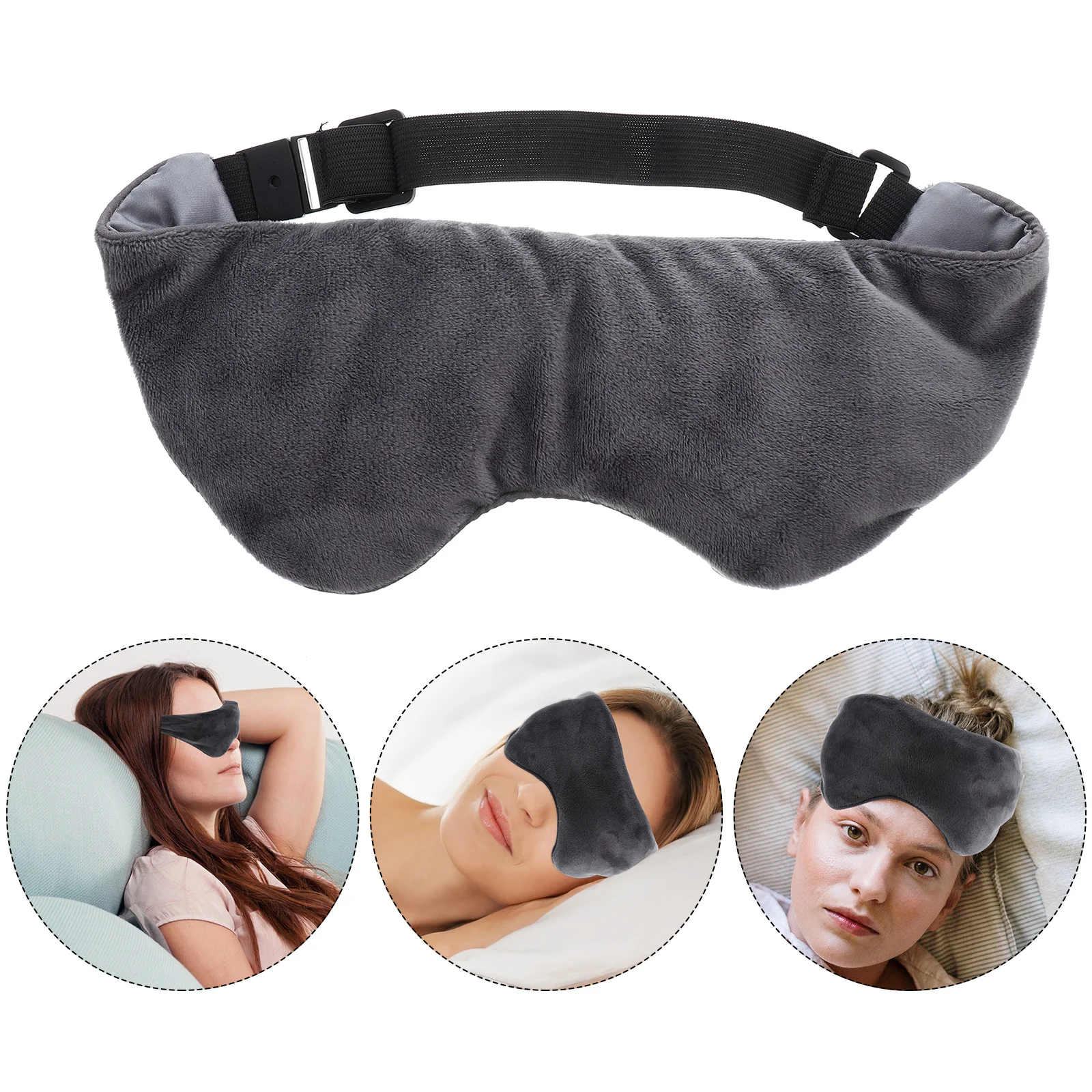 

Gravity Eye Mask Nap Blindfold Heatable Eyeshade Cotton Sleeping Patch Blackout Eyepatch Rest