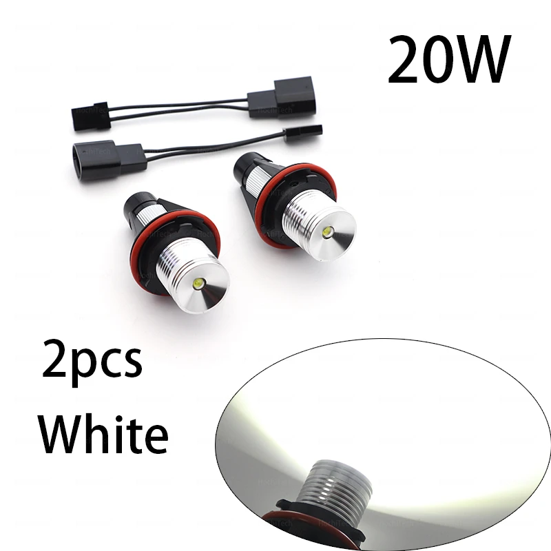 

BMW E87 E39 M5 E60 E61 E63 E64 M6 E65 E66 E83 X3 E53 X5 2000-2008 Белые Яркие 20 Вт Светодиодные Дневные Ходовые Огни Лампы «...