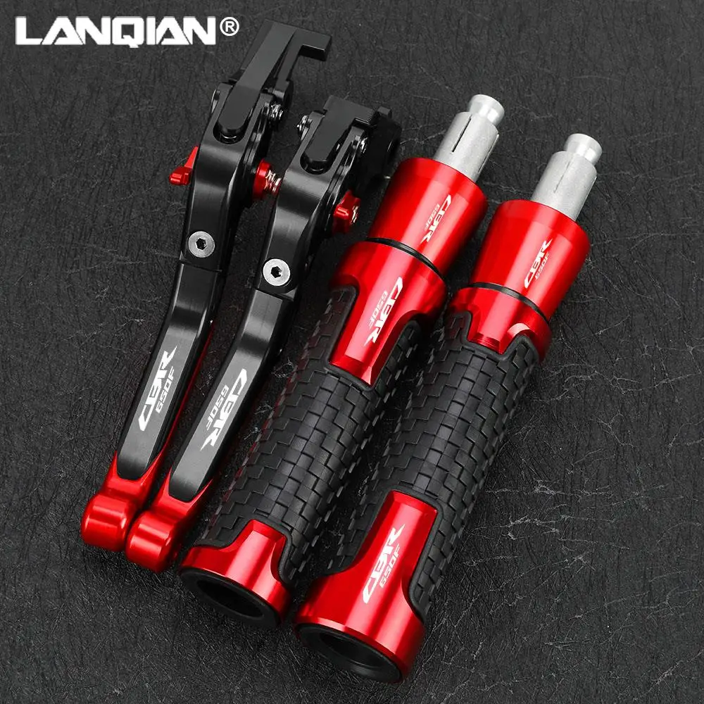 

Motorcycle CNC Aluminum Extendable Brake Clutch Levers Handlebar Hand Grips ends For HONDA CBR650F CBR 650F 2014-2023 2022 2021