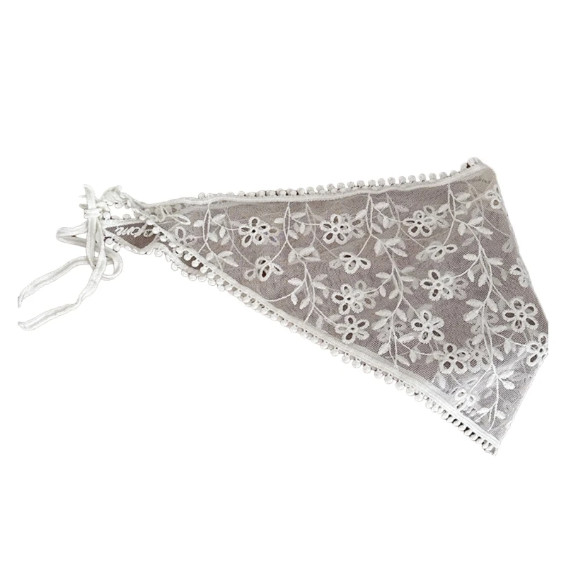 Привлекательная повязка для волос шарф банданы кружевная на голову современные