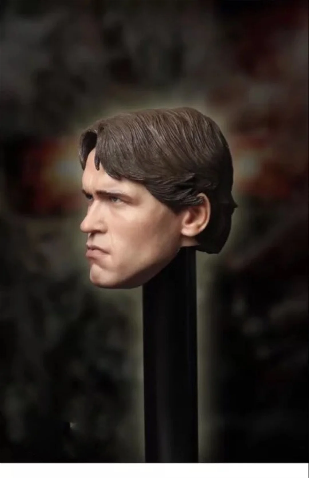 1/6 Мужская голова Арнольда Шварценеггера скульптура актера резьба по загара для