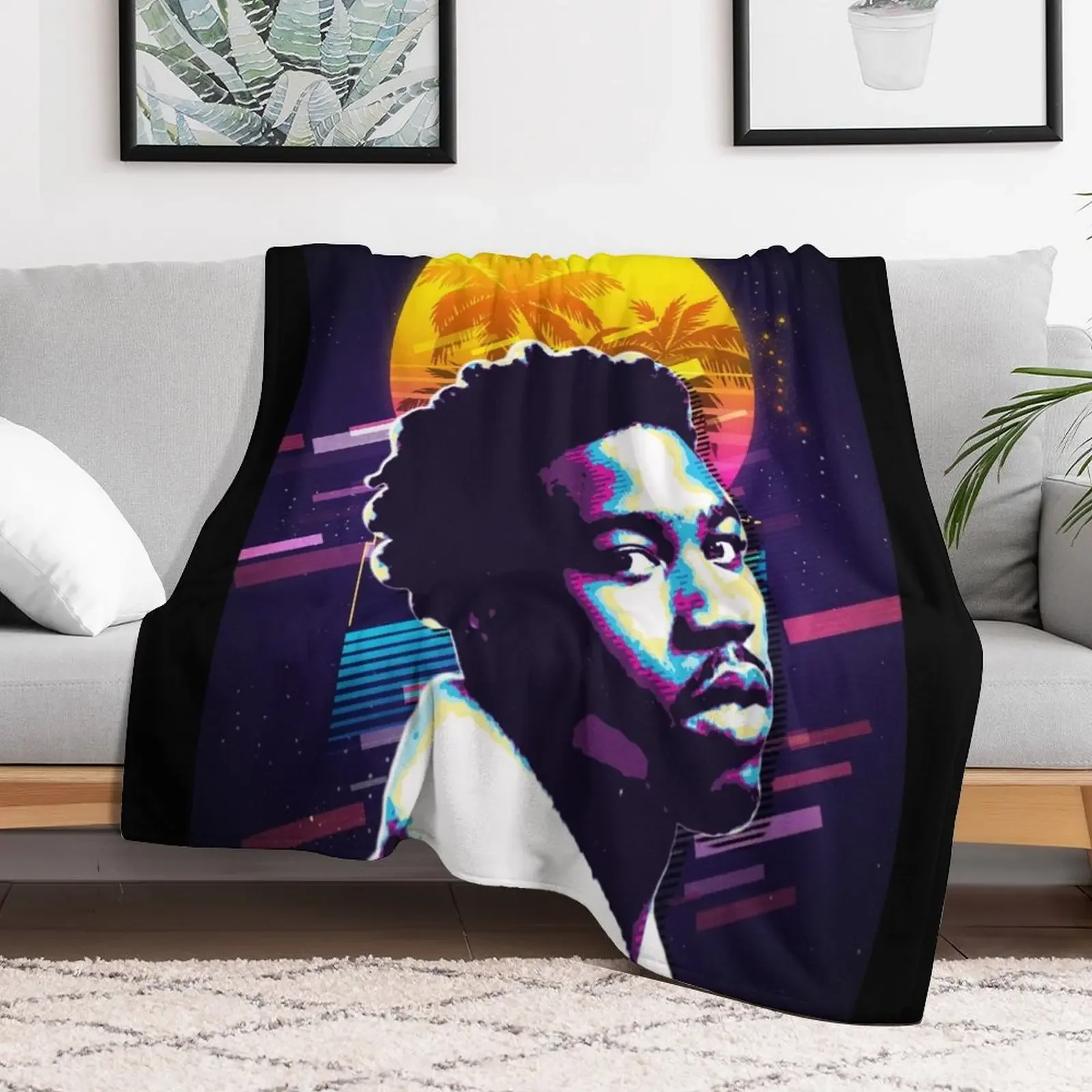 Одеяло Roddy Ricch очень большое декоративное одеяло для дивана Рождественское