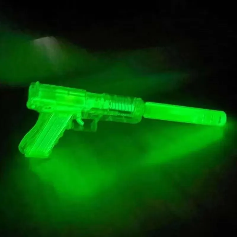 Детский игрушечный пистолет светящаяся мягкая пуля имитация мальчика девочки
