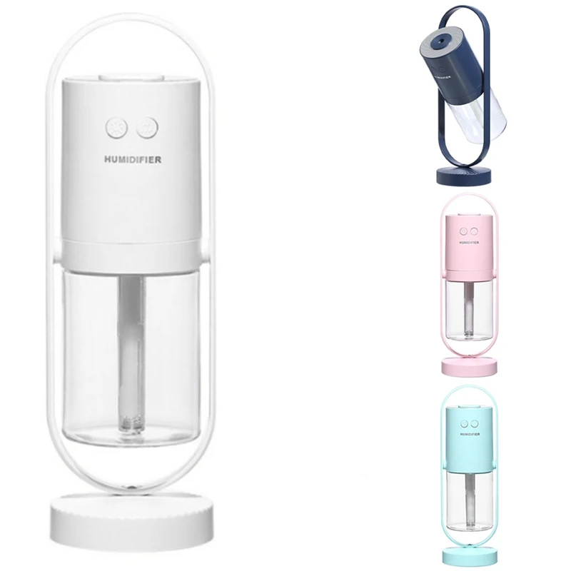 

USB Air Humidifier With LED Lights Ultrasonic Aroma Diffuser Mist Maker Mini Office Air Purifier 200Ml