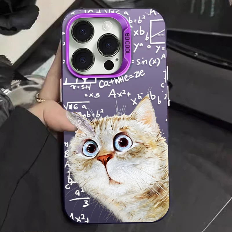 Чехол Thinking Surprised Cat для Samsung Galaxy A24 A33 A34 A14 A13 A23 A55 A15 A35 A25 A05 A05S 5G A54 A53 A32 A52 A52S Cover (art.: 3920d33e2eb10) - 3920d33e2eb10