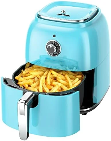 

Retro Air Fryer with Non-Stick Basket, Temperature and Time , Oil-Free for Healthy Frying, Auto Shutoff, 4.8Qt, 1500W, Retro Re