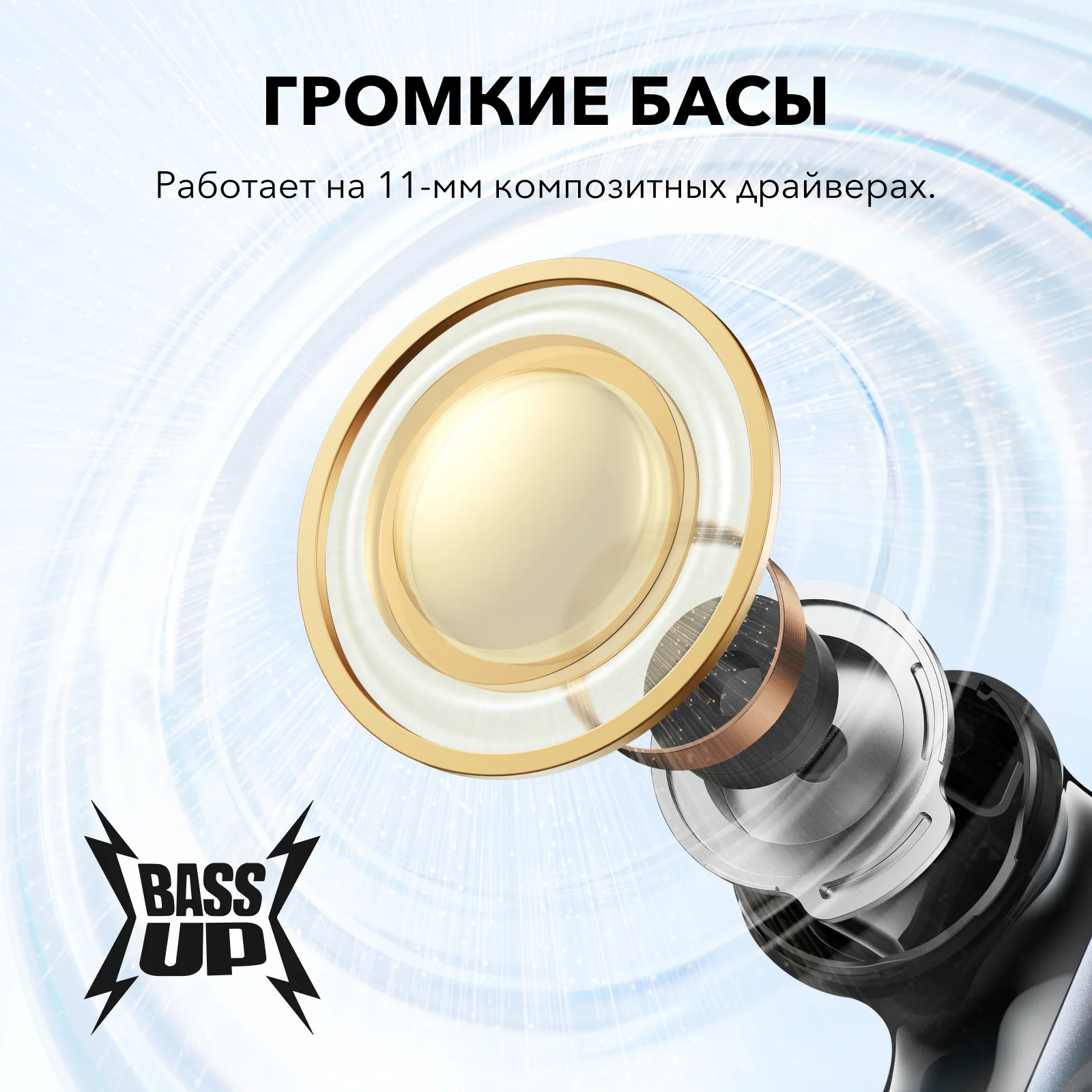 Фото Беспроводные наушники Soundcore by Anker P40i с шумоподавлением ANC, Bluetooth, 60 часов работы №4