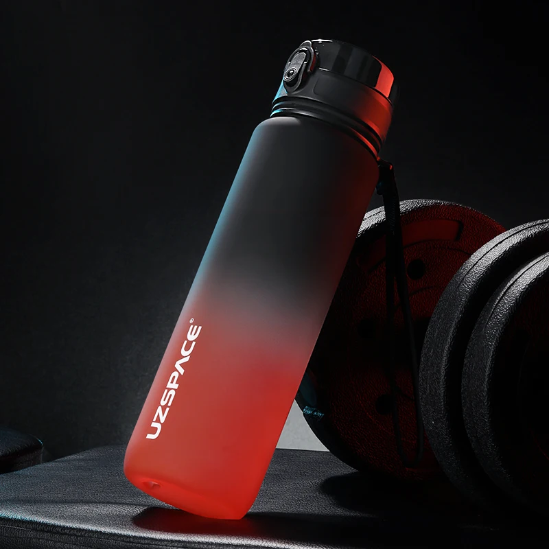 

UZSPACE матовая спортивная бутылка из тритана 500/1000 мл